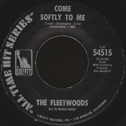 The Fleetwoods Come Softly To Me / Mr. Blue Vinyl 7" USED