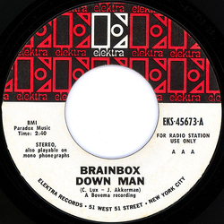 Brainbox (3) Down Man Vinyl 7" USED