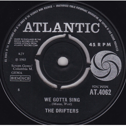 The Drifters We Gotta Sing Vinyl 7" USED