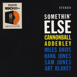 Cannonball Adderley; Miles Davis; Hank Jones; Sam Jones; Art Blakey Somethin' Else LP Album Ltd RE Ora - USED
