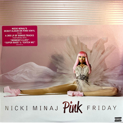 Nicki Minaj Pink Friday 3xLP Album Dlx RE Pin - USED