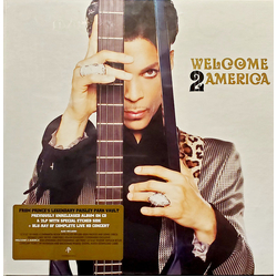Prince Welcome 2 America Dlx + LP Album + LP S/Sided Album Etch + CD A - USED