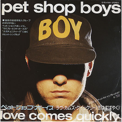 Pet Shop Boys Love Comes Quickly Vinyl 7" USED
