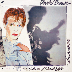 David Bowie Scary Monsters Vinyl LP USED