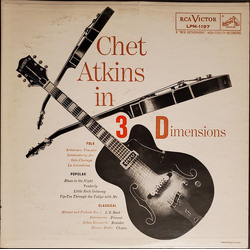 Chet Atkins Chet Atkins In Three Dimensions Vinyl LP USED