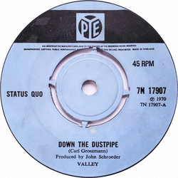 Status Quo Down The Dustpipe Vinyl 7" USED