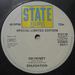 Delegation Oh Honey Vinyl 12" USED