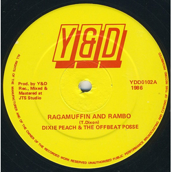 Dixie Peach / The Offbeat Posse Raggamuffin And Rambo Vinyl 12" USED
