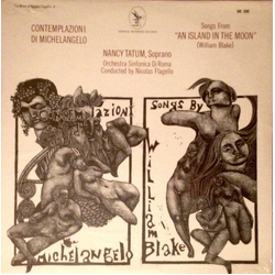 Nicolas Flagello / Nancy Tatum / Orchestra Sinfonica Di Roma Contemplazioni Di Michelangelo / Songs From An Island In The Moon (William Blake) Vinyl L