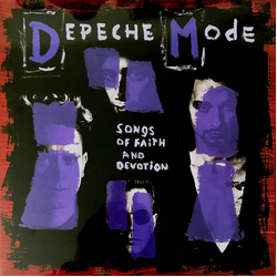 Depeche Mode Songs Of Faith And Devotion Vinyl LP USED