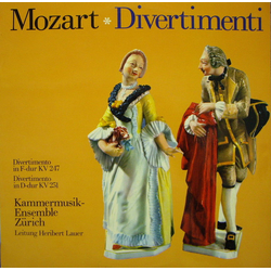 Wolfgang Amadeus Mozart / Kammermusik-Ensemble Zürich / Heribert Lauer Divertimenti Vinyl LP USED