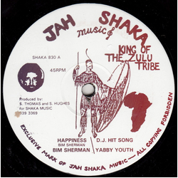 Bim Sherman / Yabby Youth Happiness Vinyl 12" USED