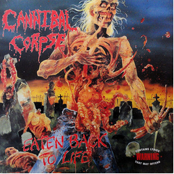 Cannibal Corpse Eaten Back To Life Vinyl LP USED
