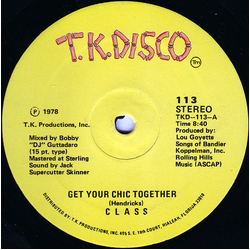 Class (4) Get Your Chic Together Vinyl 12" USED