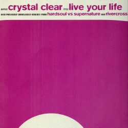 Crystal Clear Live Your Life USED VINYL 12INCH