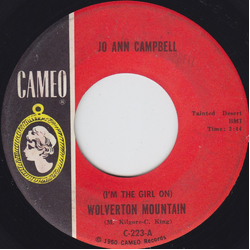 Jo Ann Campbell (I'm The Girl On) Wolverton Mountain Vinyl 7" USED