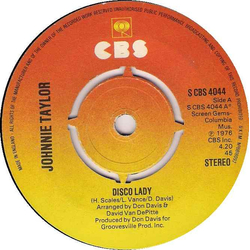 Johnnie Taylor Disco Lady Vinyl 7" USED