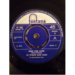 The Spencer Davis Group Gimme Some Loving Vinyl 7" USED