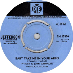 Jefferson (3) Baby Take Me In Your Arms Vinyl 7" USED
