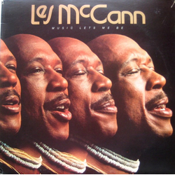 Les McCann Music Lets Me Be Vinyl LP USED