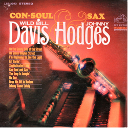 Wild Bill Davis / Johnny Hodges Con-Soul & Sax Vinyl LP USED
