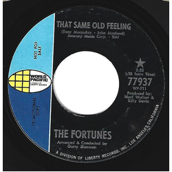 The Fortunes That Same Old Feeling Vinyl 7" USED