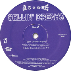 A-G-2-A-KE Sellin' Dreams Vinyl 12" USED