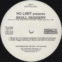 Skull Duggery Where You From / Ghetto Niggas / The Set-Up / These Wicked Streets Vinyl 12" USED