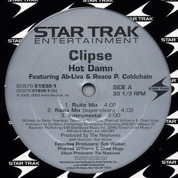 Clipse / Ab-Liva / Rosco P. Coldchain Hot Damn Vinyl 12" USED