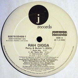 Rah Digga Party & Bullsh*t 2003 Vinyl 12" USED