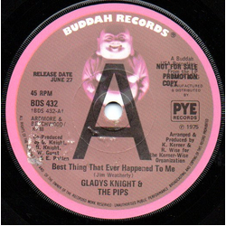 Gladys Knight And The Pips Best Thing That Ever Happened To Me Vinyl 7" USED