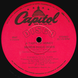 A Taste Of Honey Boogie Oogie Oogie / Disco Dancin' Vinyl 12" USED