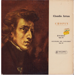 Frédéric Chopin / Claudio Arrau Études Op. 10 And Allegro De Concert Op. 46 Vinyl LP USED