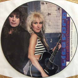 Lita Ford / Ozzy Osbourne Close My Eyes Forever (Remix) Vinyl 12" USED