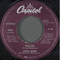 April Wine Roller Vinyl 7" USED