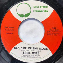 April Wine Bad Side Of The Moon Vinyl 7" USED