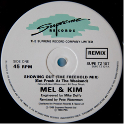 Mel & Kim Showing Out (Get Fresh At The Weekend) (The Freehold Mix) Vinyl 12" USED