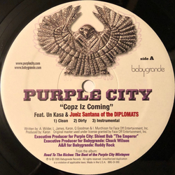 Purple City Copz Iz Coming Vinyl 12" USED