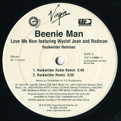 Beenie Man Love Me Now (Rockwilder Remixes) Vinyl 12" USED