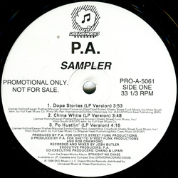 Parental Advisory Dope Stories / China White / Po Hustlin' Vinyl 12" USED