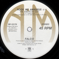 Falco Rock Me Amadeus / Vienna Calling Vinyl 12" USED