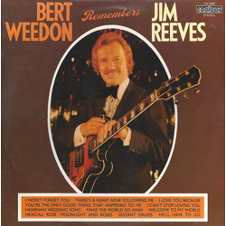 Bert Weedon Remembers Jim Reeves Vinyl LP USED