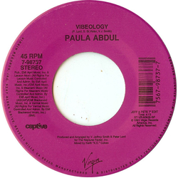 Paula Abdul Vibeology Vinyl 7" USED