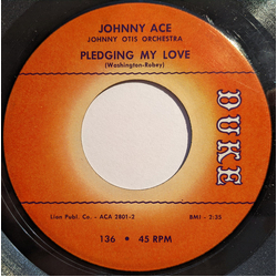 Johnny Ace Pledging My Love / Anymore Vinyl 7" USED