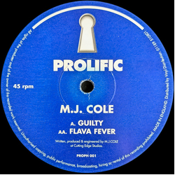 MJ Cole Guilty / Flava Fever Vinyl 12" USED