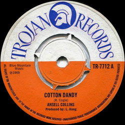 Ansel Collins / Carl Dawkins Cotton Dandy / Don't Get Weary Vinyl 7" USED