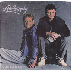 Air Supply Just As I Am Vinyl 7" USED
