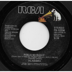 Alabama Feels So Right Vinyl 7" USED