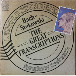 Johann Sebastian Bach / Leopold Stokowski And His Symphony Orchestra Bach-Stokowski, The Great Transcriptions Vinyl LP USED