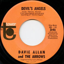 Davie Allan & The Arrows Devil's Angels Vinyl 7" USED